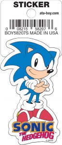 Sonic Arms Crossed Die Cut 3&quot; Vinyl Sticker