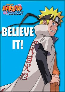 Naruto Believe It Photo Magnet
