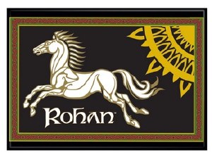 Lord of the Rings Rohan Flag Magnet