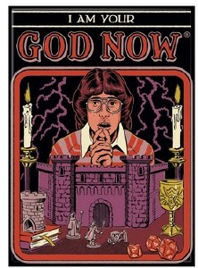 Steven Rhodes I Am Your God Magnet