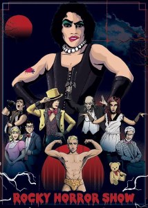 Rocky Horror Show Cast 2.5 x 3.5 In Magnet