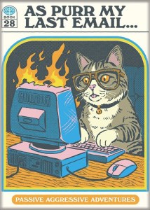 Steven Rhodes As Purr my Email x3.5 Magnet