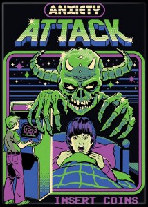 Ata-Boy Steven Rhodes Anxiety Attack 2.5" x 3.5" Magnet