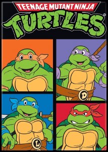 Teenage Mutant Ninja Turtle Logo Team Magnet