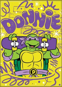 Teenage Mutant Ninja Turtle Donnie Skateboard Magnet