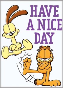 Garfield Nice Day 2.5x3.5 Magnet