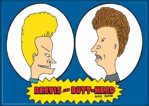 Beavis &amp; Butt-Head Opening Logo Magnet