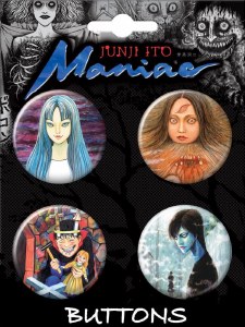 Junji Ito Maniac 4 Button Set