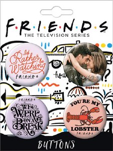 Friends 4 Button Set 4