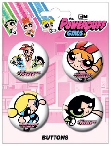 Powerpuff Girls 4 Button Set