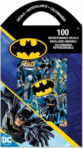 Batman 100 Repositionable Decals Set