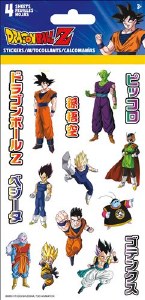 Dragon Ball Z Sticker Sheet