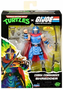 Teenage Mutant Ninja Turtles x GI Joe Cobra Commander X Shredder Action Figure