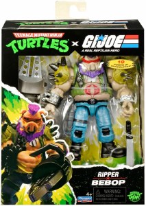Teenage Mutant Ninja Turtles x GI Joe Ripper x Bebop Action Figure