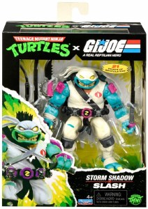 Teenage Mutant Ninja Turtles x GI Joe Storm Shadow X Slash Action Figure