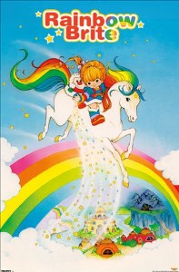 Rainbow Brite Starlite Rainbow Ride 22 x 34 Poster
