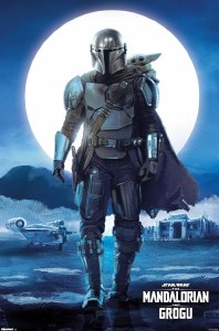 Star Wars The Mandalorian And Grogu Desert Moon 22 X 34 Poster 