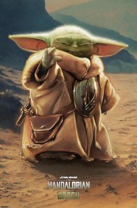 Star Wars The Mandalorian and Grogu Grogu Force 22 x 34 Poster