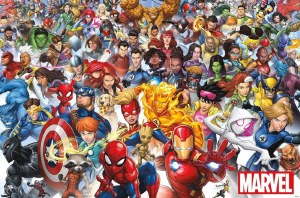 Marvel Lineup 2023 22 x 34 Poster
