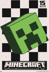 Minecraft 15th Posterized Creeper 22 x 34 Poster