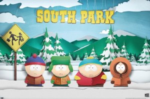 South Park Bus Stop 22 x 34 Poster