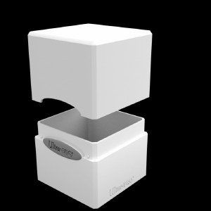 Ultra Pro Deck Box Satin Cube Arctic White