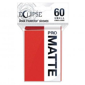 Eclipse Deck Protectors Pro Matte Apple Red  Small 60 count