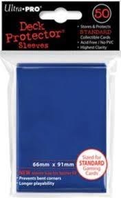 Ultra Pro Deck Protector Gloss Blue Standard Size Card Sleeves 50ct