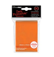 Ultra Pro Deck Protector Card Sleeves Gloss Orange Standard Size 50ct