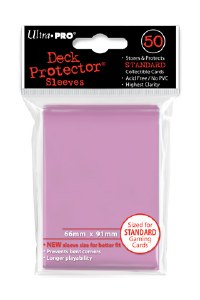 Ultra Pro Deck Protector Gloss Pink Standard Size Card Sleeves 50ct