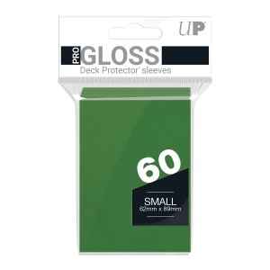 Ultra Pro Deck Protector Small Japanese Size Gloss Green Card Sleeves 60ct