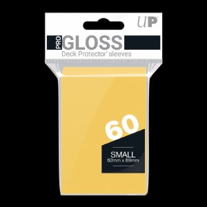 Ultra Pro Deck Protector Yellow Small Japanese Size Sleeves 60ct