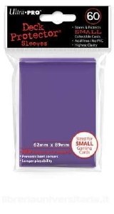 Ultra Pro Deck Protetor Small Japanese Size Gloss Purple Card Sleeves 60ct