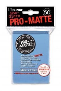 Ultra Pro Deck Protector Matte Light Blue Standard Size Card Sleeves 50ct