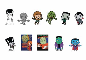 Universal Monsters S3 3D Foam Bag Clip Blind Bag