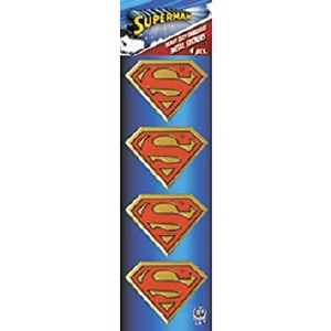 Superman 4 Pc Metal Sticker