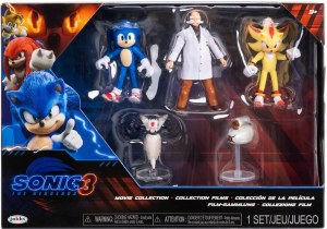 Sonic the Hedgehog 3 Movie Figurine 5 Pack