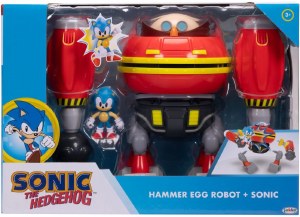 Sonic the Hedgehog Hammer Egg Robot/Sonic 2.5 In Figure Set