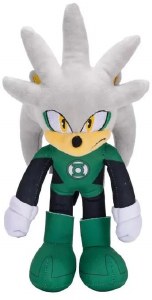 DC x Sonic the Hedgehog Silver as Green Lantern Plush Doll