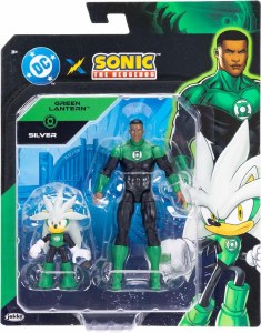 DC X Sonic the Hedgehog Green Lantern/Silver Action Figure 2 Pack