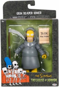 Simpsons Treehouse of Horror Grim Reaper Homer Action Figure