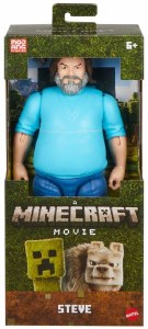 Minecraft Movie Steve 12 In Action Figure