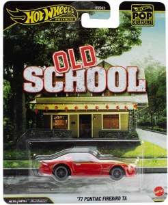 Hot Wheels Pop Culture Old School 77 Pontiac Firebird TA Die-Cast Vehicle