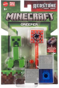 Minecraft Redstone Charged Creeper Action Figure