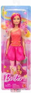 Barbie Fantasy Coral/Pink Doll