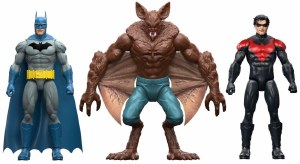 DC 12 In Batman/Man-Bat/Nightwing Action Figure 3 Pack