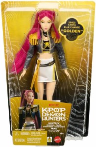 KPop Demon Hunters Huntr/X Mira Golden Singing Doll