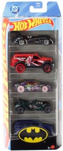 Hot Wheels Batman Die-Cast Vehicle 5 Pack