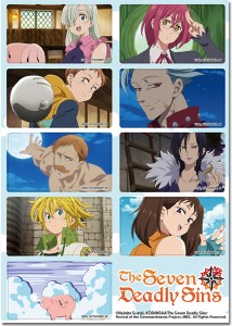 Seven Deadly Sins S3 Stills Sticker Set