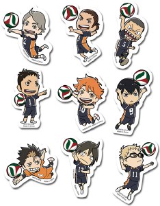 Haikyu!! S1 Karasuno Character Sticker Set